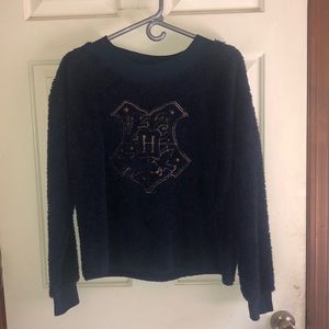 Hogwarts super soft fuzzy top 🧙‍♂️